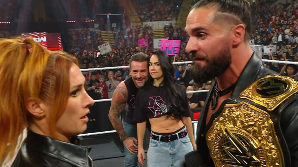 Becky Lynch vs Seth Rollins