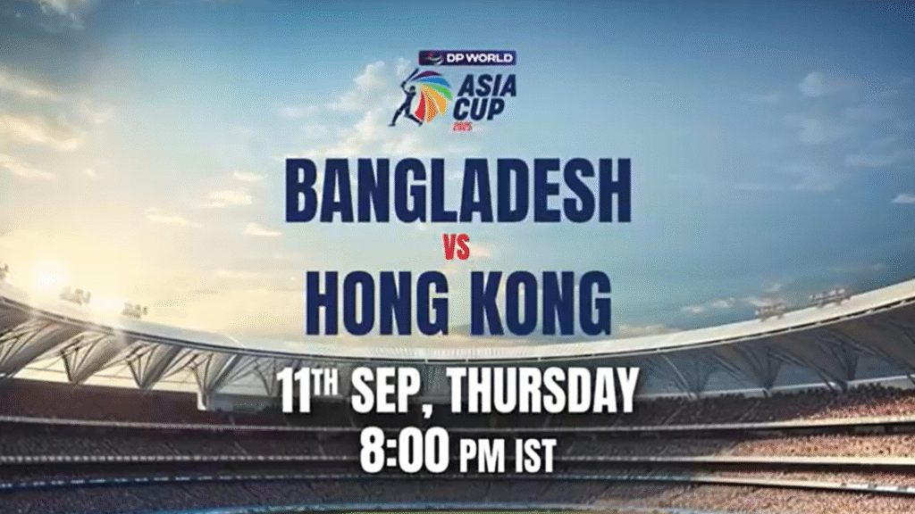 Bangladesh vs Hongkong Asia Cup 2025