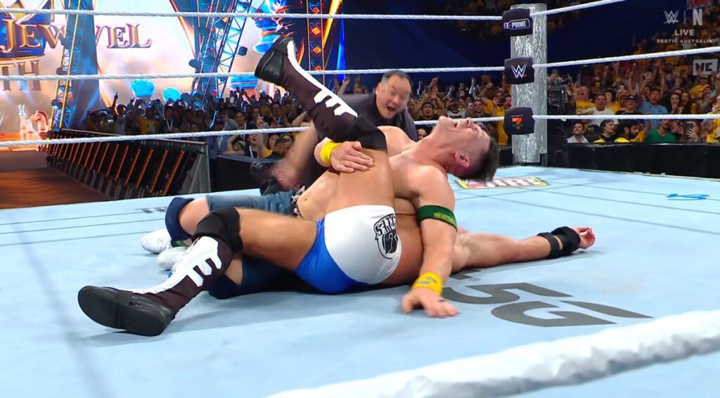 John Cena vs AJ Styles Crown jewel Full Match Highlights