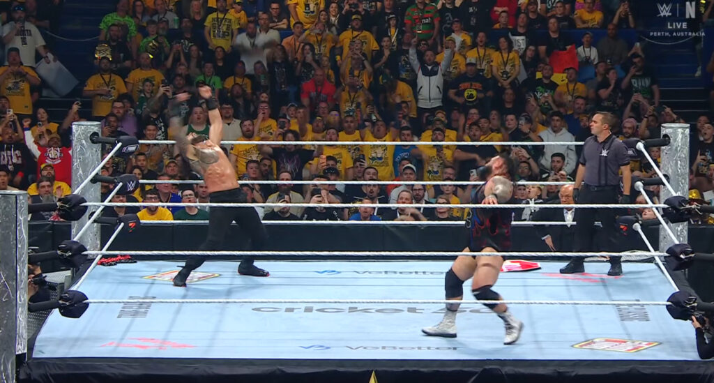 Roman Reigns vs Bronson Reed Crown jewel Full Match Highlights