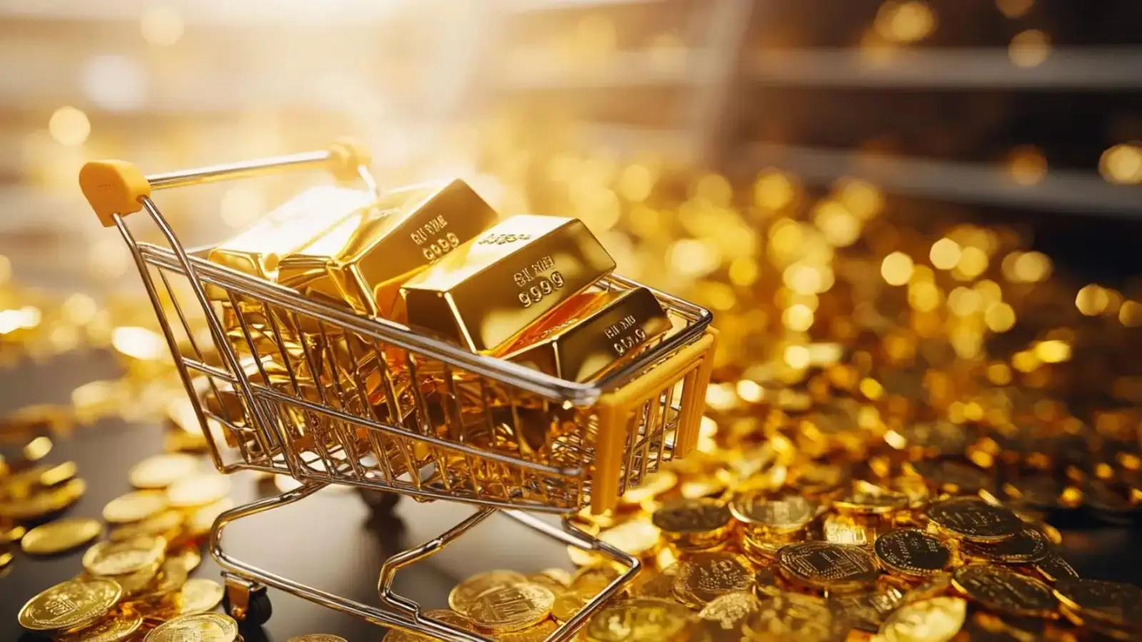 Gold prices are falling