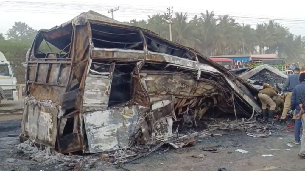 Karnataka Chitradurga Bus Accident