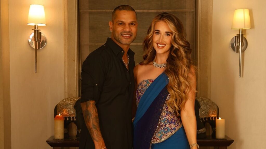 Shikhar Dhawan Sophie Shine Engagement